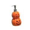 Halloween Pumpkin Soap Dispenser Shower Gel Bottle Empty Manual Lotion for Apartment Kitchen