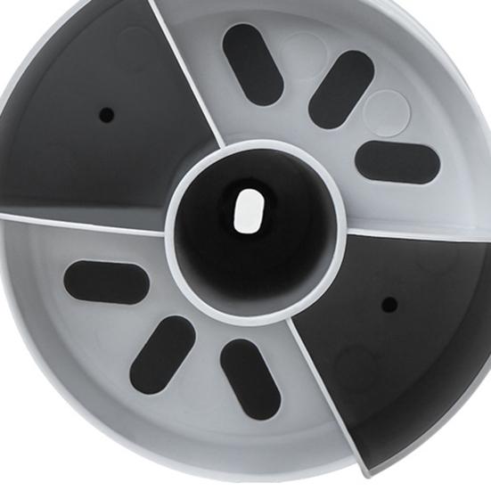 360 Degree Rotating Table Storage Organizer Wide Application PP Stationery Caddy Pen Storage Box for Student