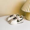 Kids Casual Color Block Hook And Loop Soft Sole Sneakers