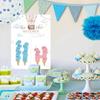 Gender Reveal Party Poster Games Blue and Pink Voting Stickers for Baby Shower