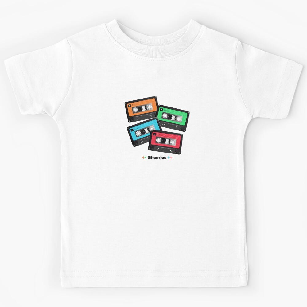 Ed Sheeran - Album Collection (Cassette Tapes) Kids T-Shirt 110