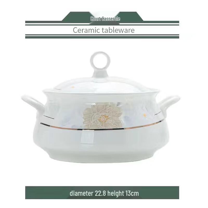

Light Luxury Jingdezhen Bone China Palace Pot