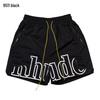 Auf Lager RHUDE Letter Print Lässige Colorblock Lockere Strandshorts