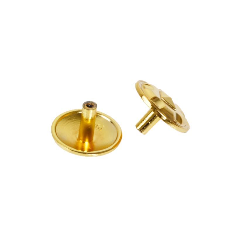 Luxurious Gold Zinc Alloy Flower Pattern Drawer Handle
