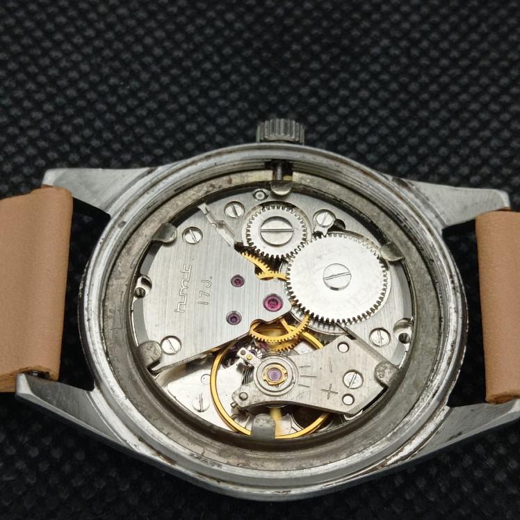USED HMT WINDING INDIAN MENS MECHANICAL WATCH a318251-1 Sku610c-a318251