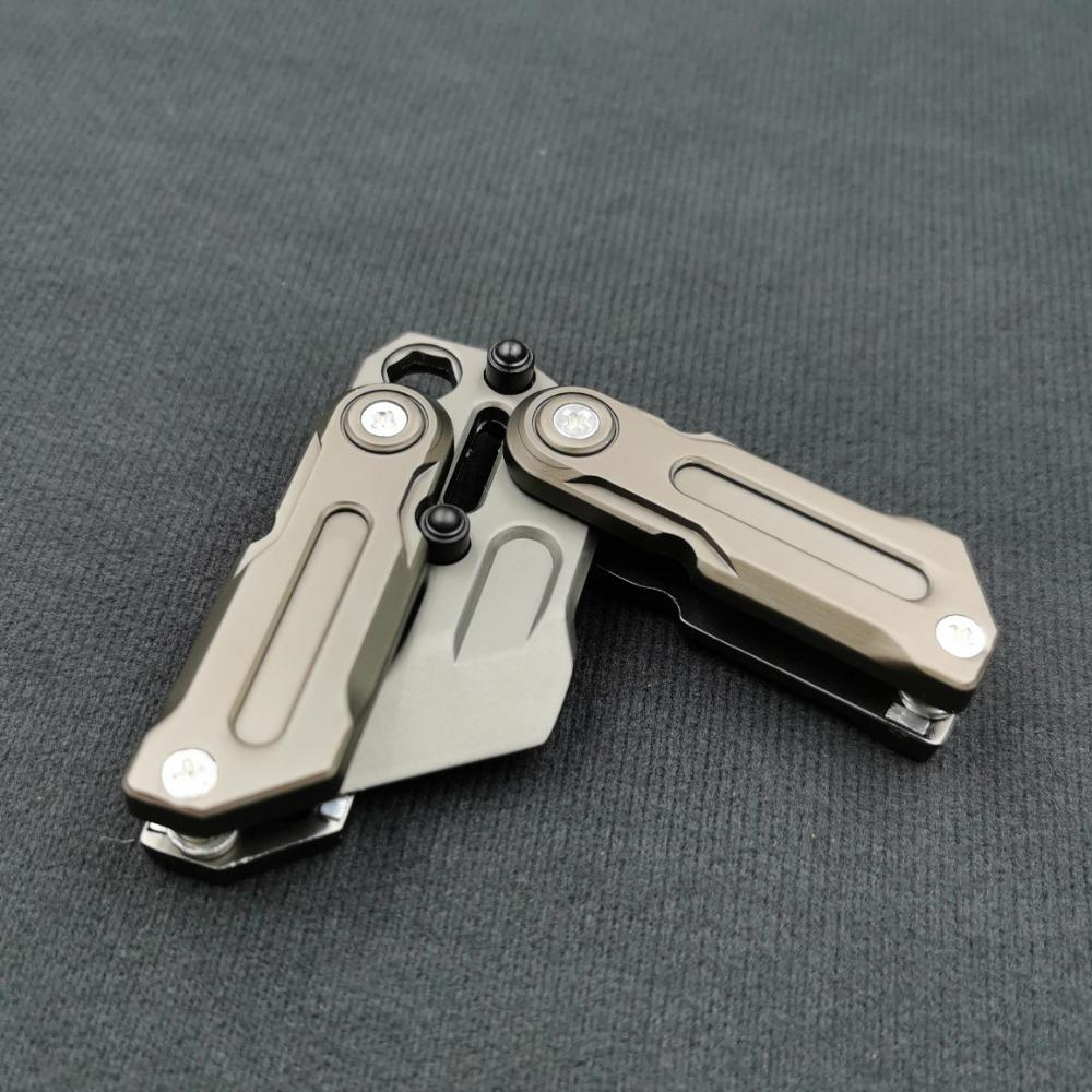 Metall Magnetisk Fidget Mynt EDC Vuxen Multifunktionell Kofot Slider Avstressande Leksak Ångest Stresslindring Gåva