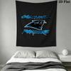 Carolina Panthers Wall Tapestry Aesthetic Wall Hanging Printed Fabric Blanket Decorative Tapestries for Bedroom Living Room Home Decor