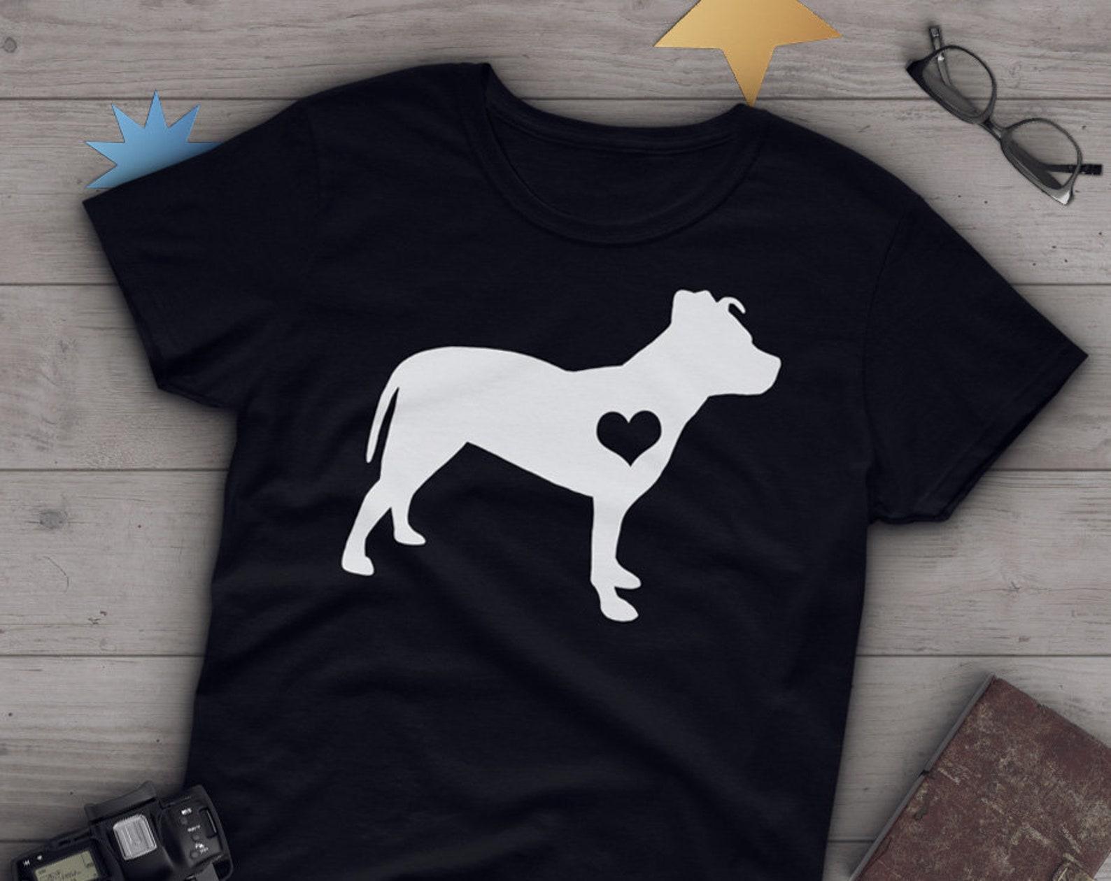 Pit Bull Shirt, , Pitbull Lover Gift, Cute Dog T-shirt, Proud Pit Bull Mom, Pit Bull Lover TShirt, Pet Graphic Tee, Pitbull Mom, Navy 100