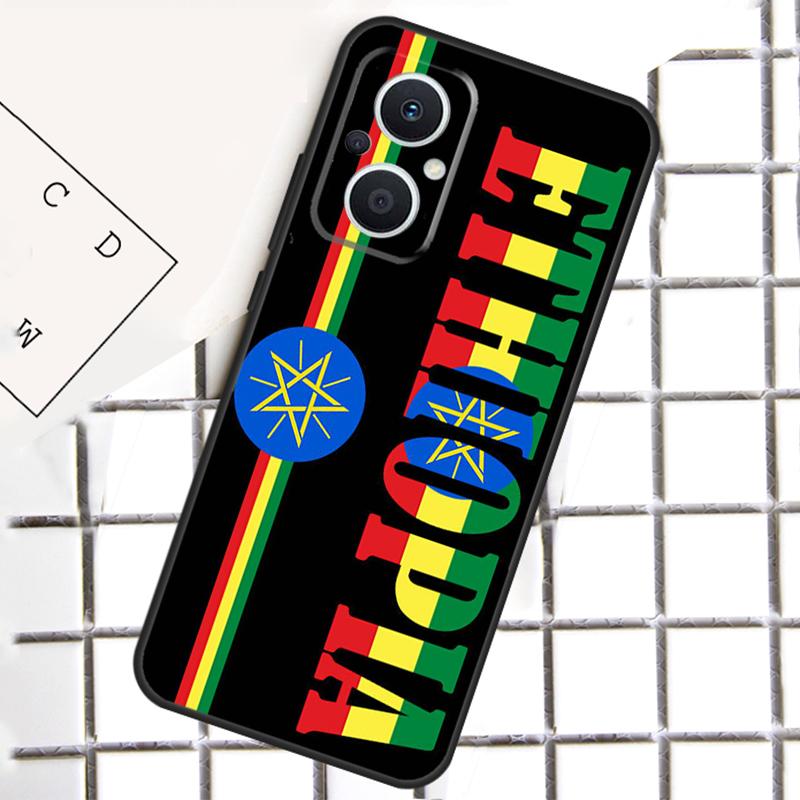 Ethiopia Flag Phone Case For OPPO Reno 13F 13 12 11 14 F 10 Pro 8T 7 8 Lite OPPO Find X6 X5 X8 Pro Cover