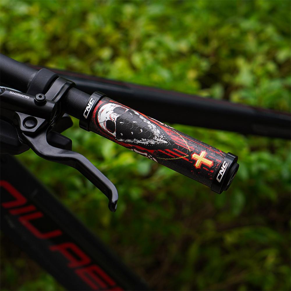 Manopole CNC per Mountain Bike Gel Manopola MTB Silicone Lock-On Manubrio Bicicletta Manopole Accessori Ciclismo Pezzi