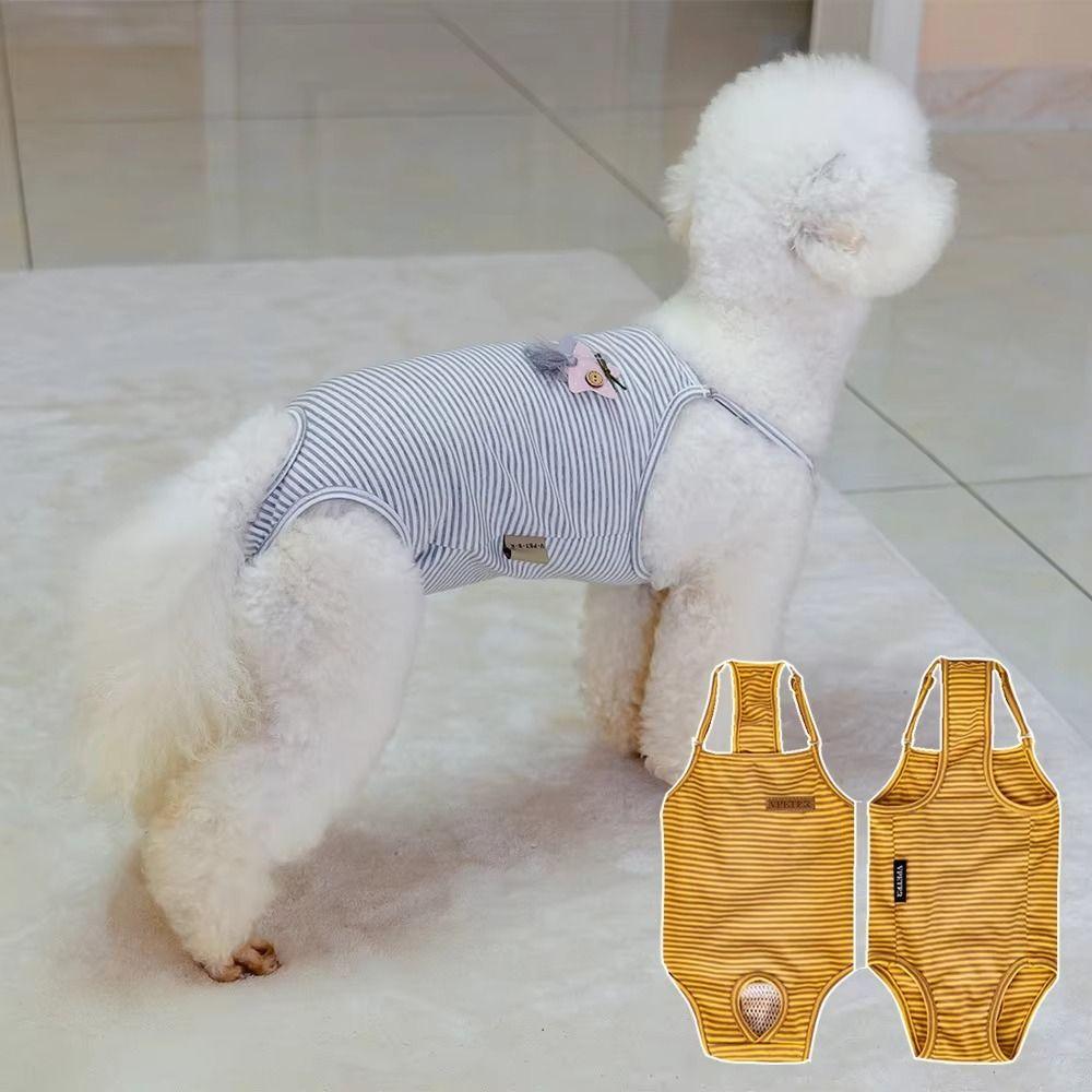 

Pet Jumpsuit Dog Sanitary Panties Underwear Cat Dog Shorts Diapers Small Dogs S зелений