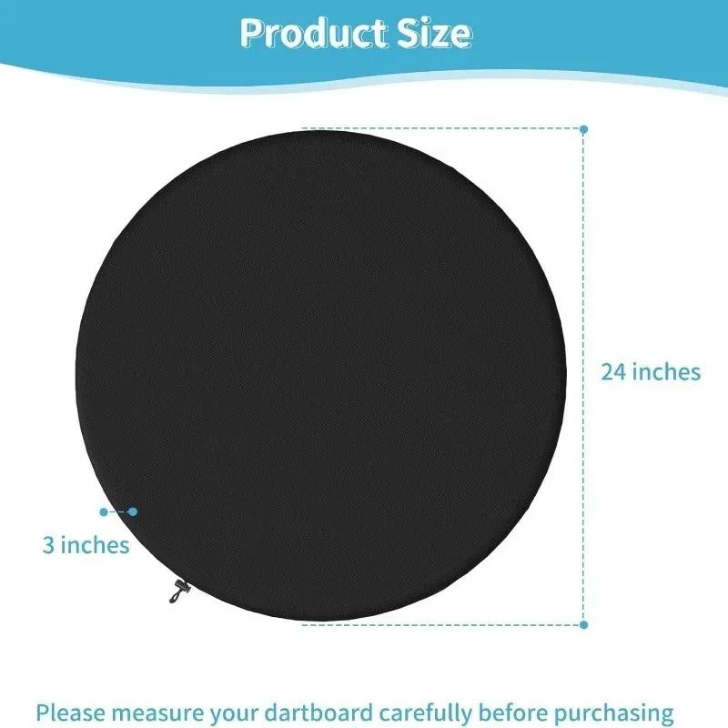 

Oxford Cloth Dartboard Storage Bag Weatherproof Outdoor Dartboard Cover Dustproof Dartboard Bag 61x8CM for Outdoor Storage 600 D чёрный