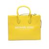 Michael Kors Shoulder Bag Handbag Cowhide yellow Women Used