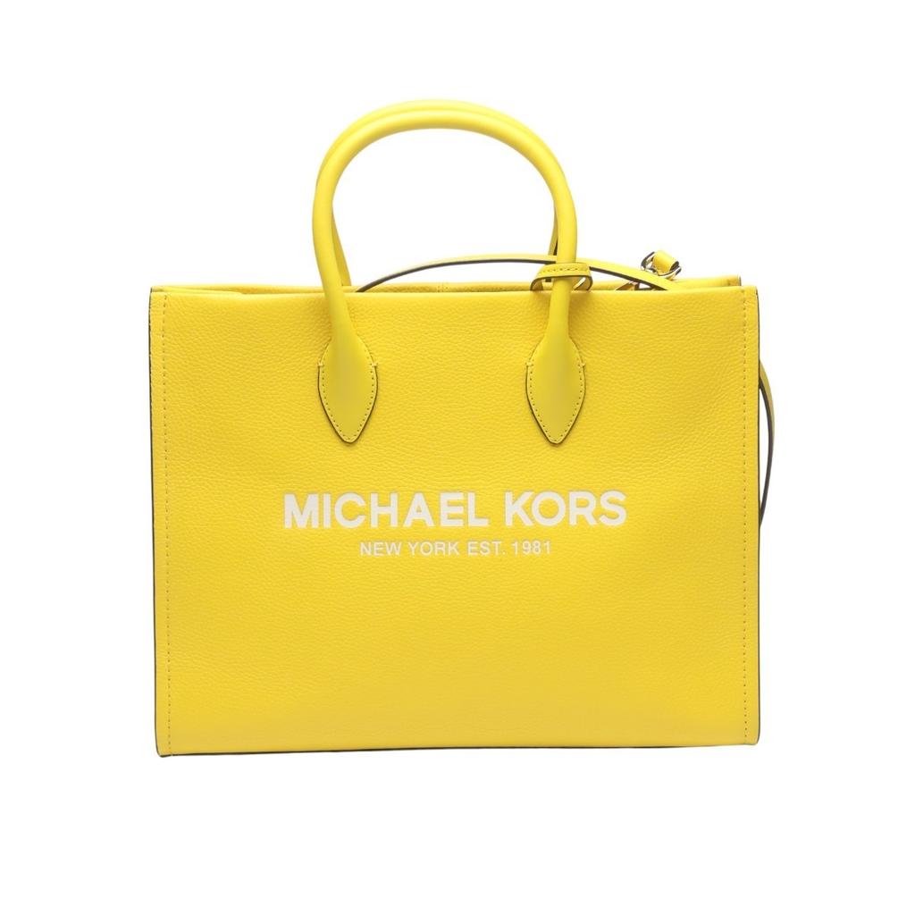 Michael Kors Shoulder Bag Handbag Cowhide yellow Women Used