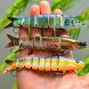 1Pc Trout Bait Fishing Lures 13cm 19g Jointed Minnow Bait Fishing Tackle Lures Wobbler