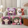 Kawaii Danganronpa Chibi Kuddfodral Mode Fyrkantigt Kuddfodral Sovrum Soffa Rum Ins Dekoration Fritid