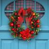 New Arrival Red Christmas Wreath for Home Decor, Christmas Garland for Front Door Decor, Christmas Tree Decorations, New Year's Decor Wreath
