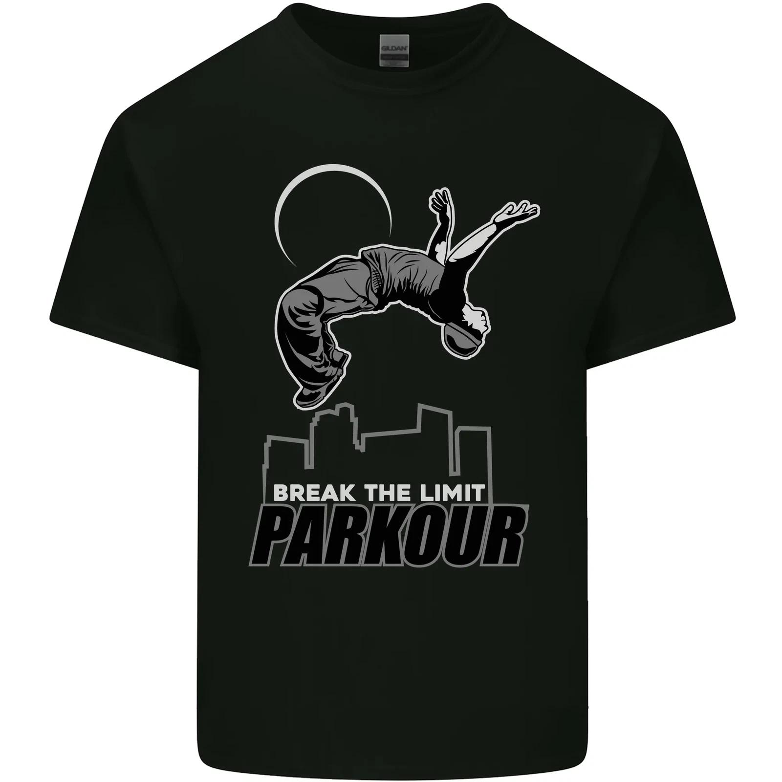 Parkour Free Running Break the Limit Kids T-Shirt Childrens S
