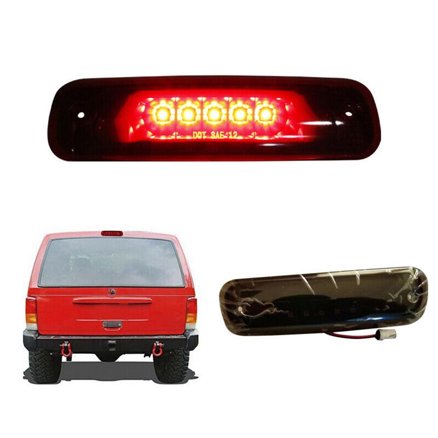 1x Smoke LED Rear Third Brake Light Turn Signal For 97-01 Cherokee XJ 2.5L /4.0L