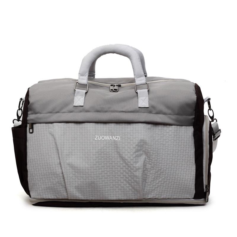 

Large Capacity Sports Yoga Gym Bag - Unisex Trendy Travel & Fitness Backpack серый