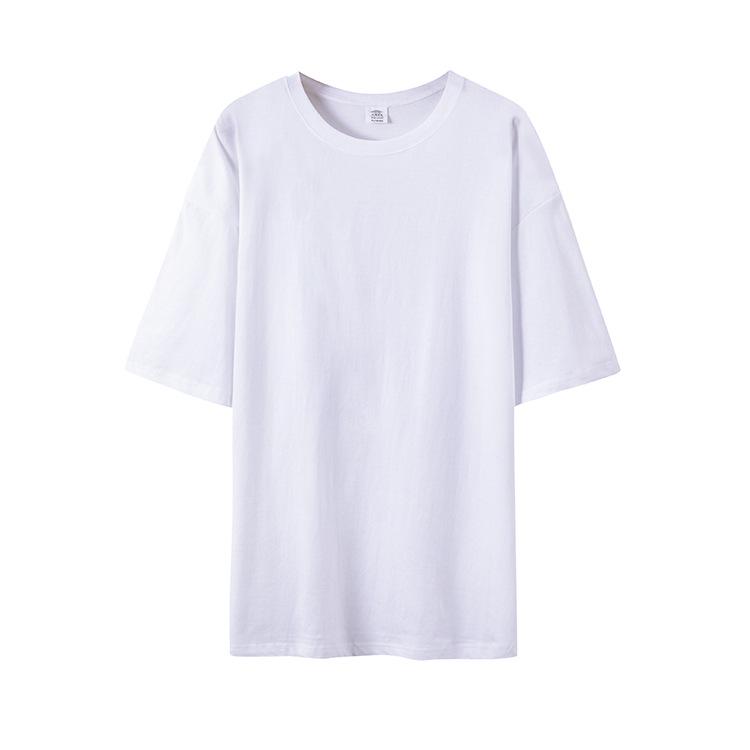 Women's White Printed Short-Sleeve T-Shirt, Summer 2025, New Loose Plus Size Half-Sleeve Design