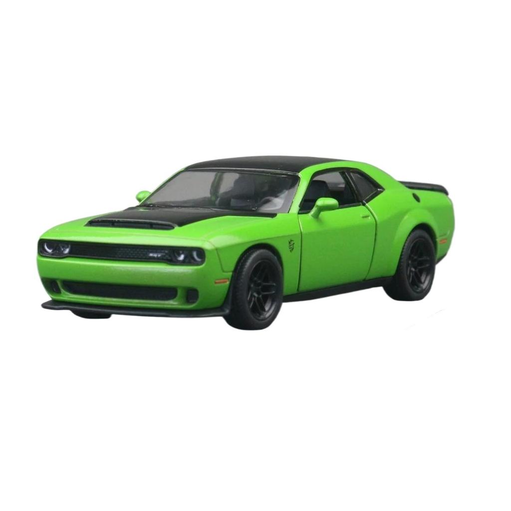 1/40 Dodge Challenger SRT Demon 170 Alloy Diecast Metal Scale Model Car Miniature Car Model Static Collection Kid Toy Car Vehicles