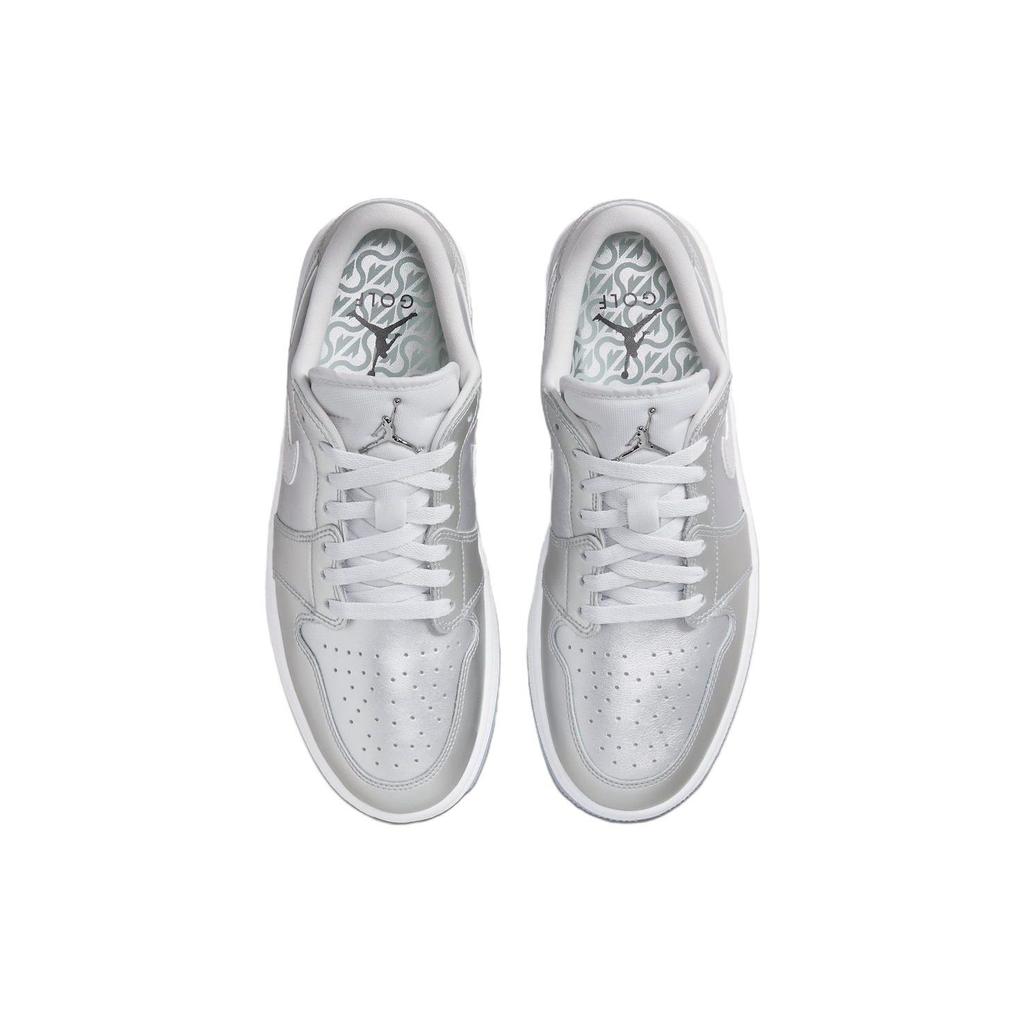 Air Jordan 1 Low Golf Gift Giving Pack Unisex Sneakers Silver Metallic-Silver Photon-Dust FD6848-001