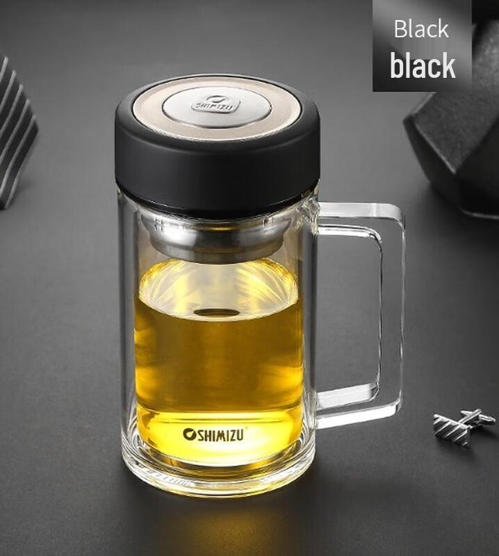 Double-Layer Glass Tea & Water Cup