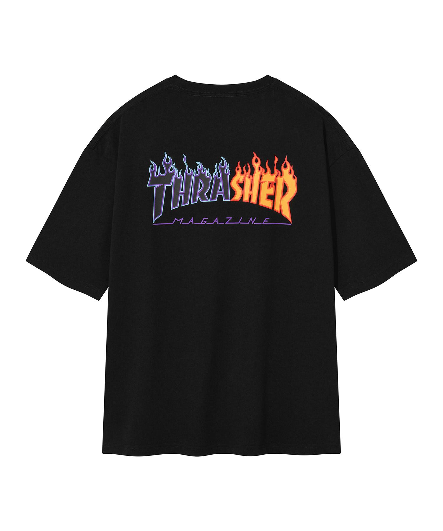 Treasure Two-Tone Flame Short Sleeve T-Shirt Black S
