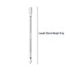 Double-Ended Stainless Steel Cuticle Pusher and Scraper for Nail Art