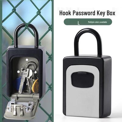 B&B Decor Wall-Mounted Key Box with Lock & Hook - Free Installation