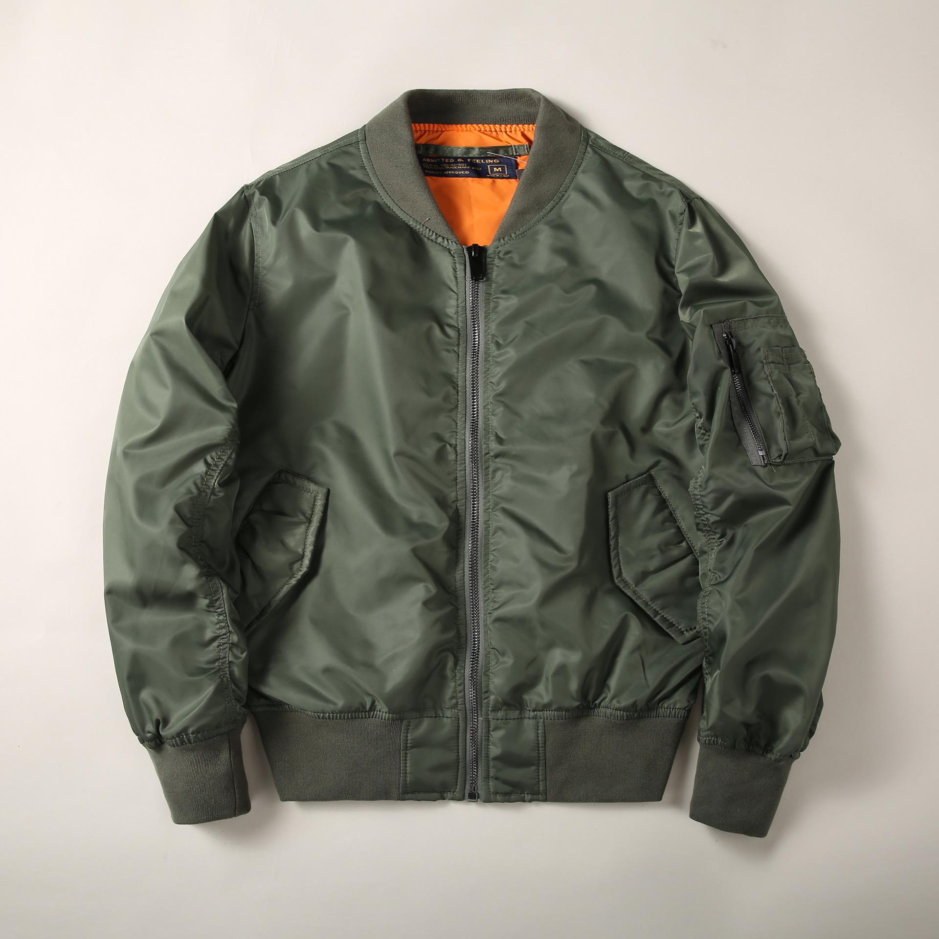 

Men s Retro Color Block Windproof Polyester Jacket with Stand-Up Collar - Autumn Casual Top Small армія зелений колір
