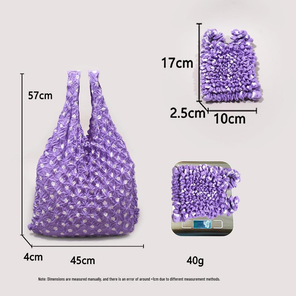 Bolso de Mano Plegable Erizo Flor Transfronterizo: Bolsa Mágica Telescópica Plegable de Piña Miura