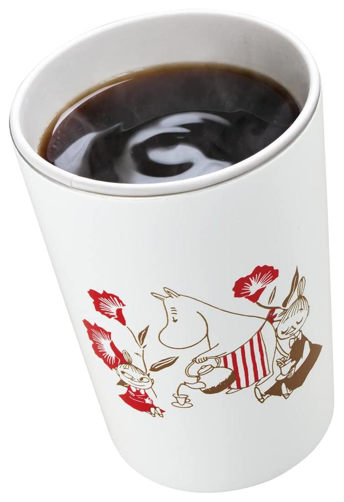 Skater Convenience Store Coffee Stainless Steel Tumbler 400ml Moomin Tea Party Vacuum Insulated Insulated/Cold STCV2-A