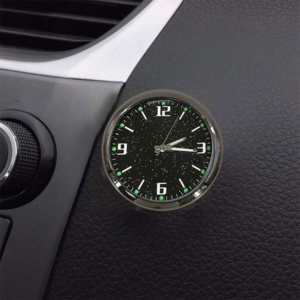 Mini horloge à quartz lumineuse pour grille d'aération de voiture, avec clip, étanche, pour le style et l'accès à la voiture, W2Z4
