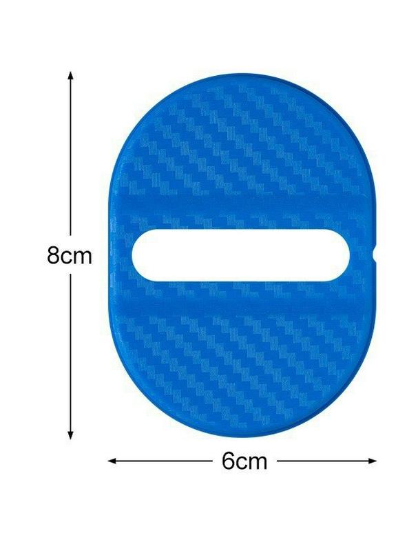 Tyst stötdämpande bil dörrlås skydd och stötdämpningsdyna