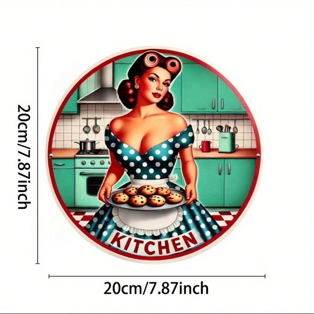 Vintage Metal Tin Sign Retro Wall Art Home Decor 20x20cm