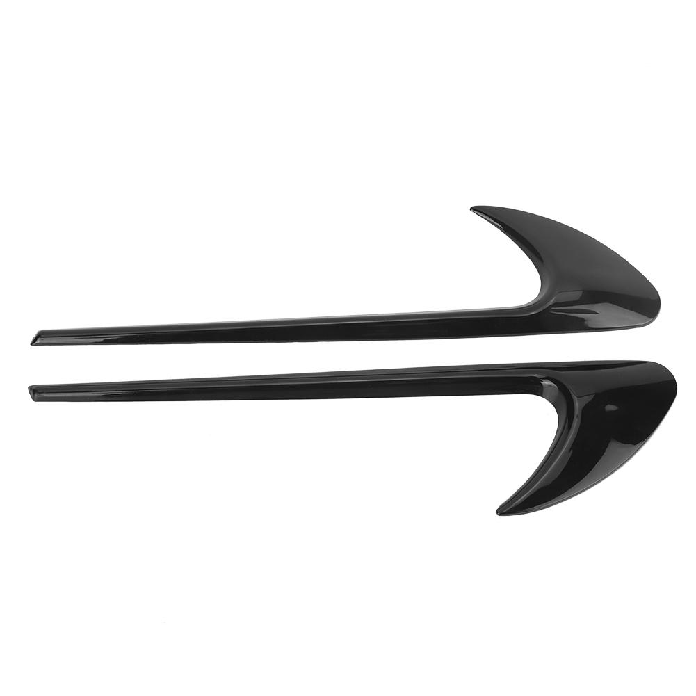 2Pcs Hook Shape Car Exterior Sticker Decorative Accessory Universal Fit for Benz