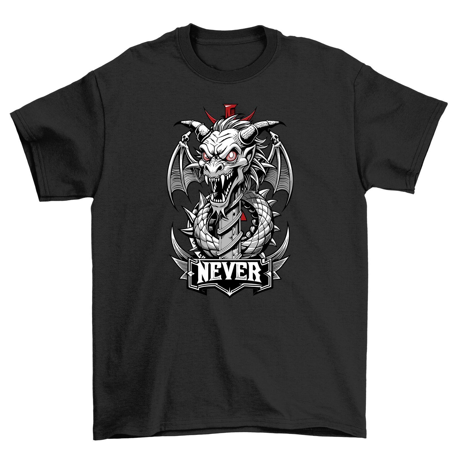

Gothic_44 Dragon T-Shirt Mens Womens Tees Top: Roar in Style! 100% Cotton, Funny tee for fantasy love L