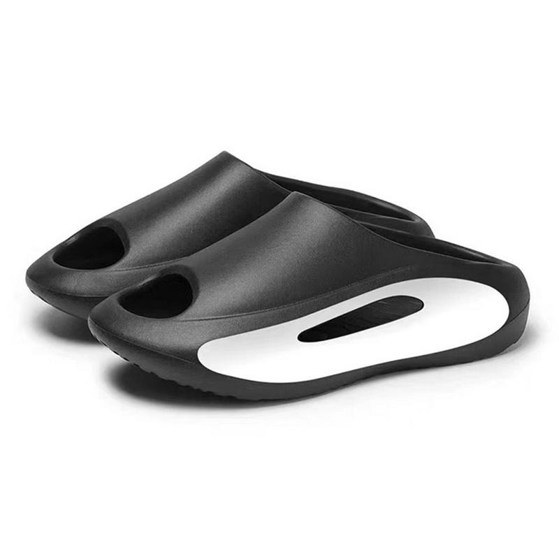 Fashion Comwarm New Men's Summer Sports Sandals Fashion Thick Sole EVA Slippers Soft Hollow Unisex Leisure Sandals Non-slip Beach Shoes