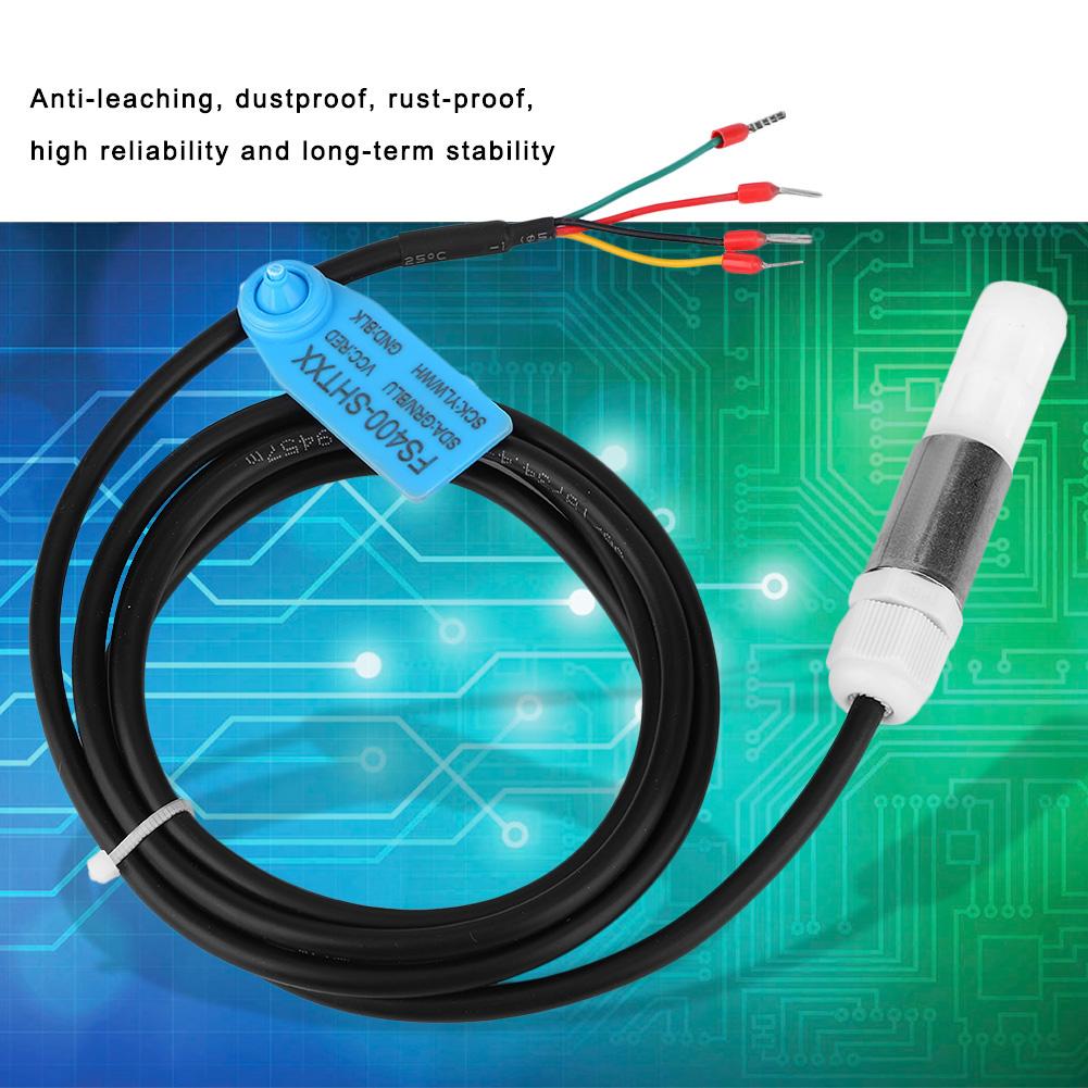 Dustproof Temperature Humidity Sensor Stainless Steel Plastic Housing I2C Output(SHT31)