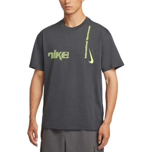 Nike T Shirts Men s Dark Gray HQ9263-060 EU XL