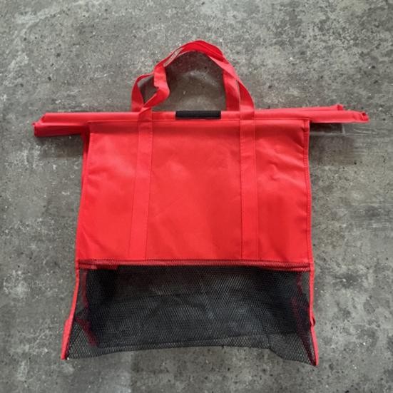 4Pcs Trolleys Bag Reusable Shopping Bags with Reinforced Handle Large Capacity Reusable Folding Trolley Bags