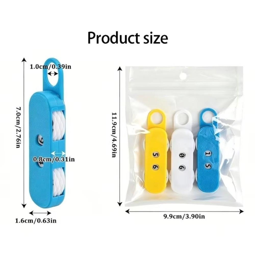 3Pcs Hand Crafting Crochet Knitting Counters Handheld Tally Counter Row Counters Plastic Needle Handheld Stitch Counter