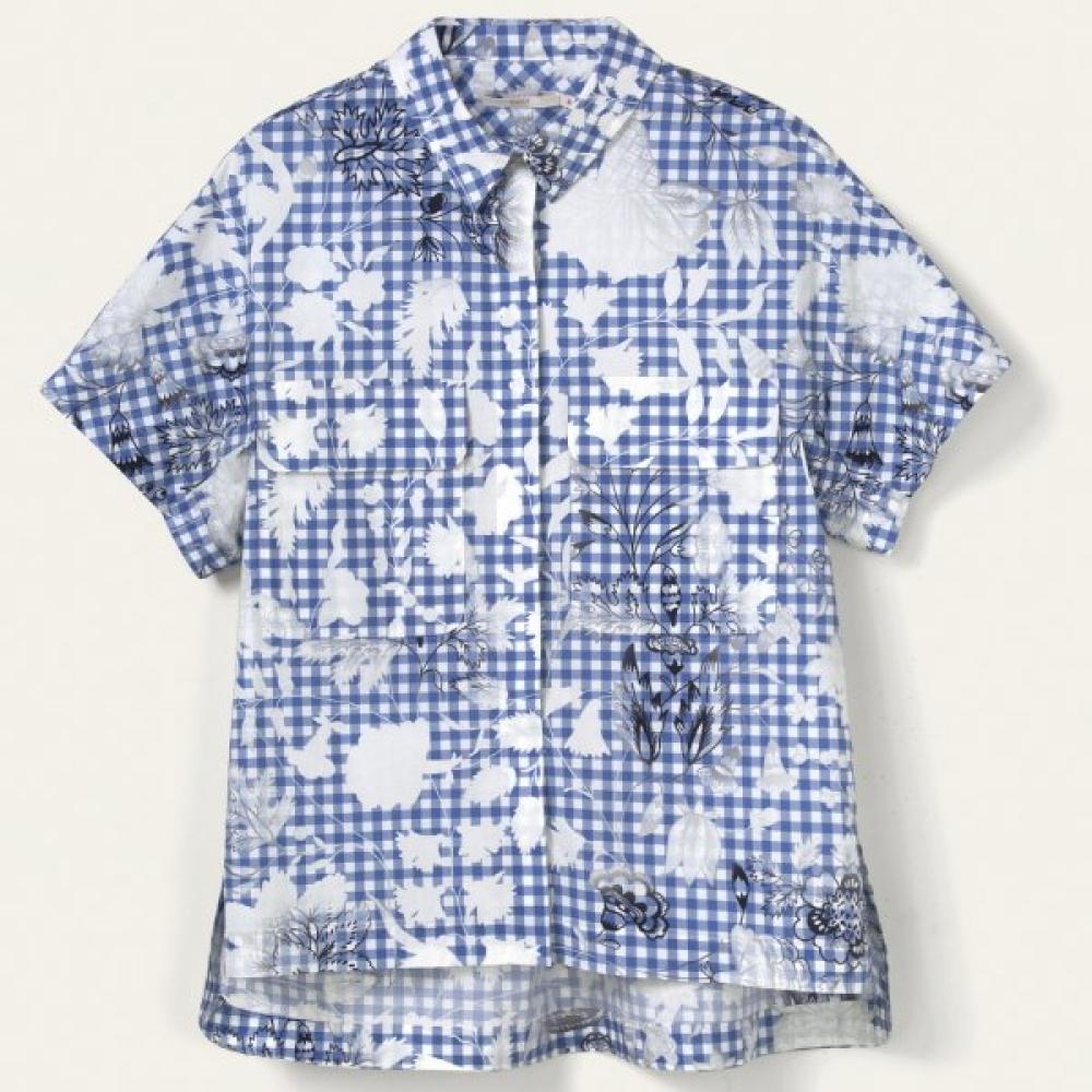 

Oilily Pattern Blouse Owasabl007 Sky Blue (52)/36(55)