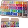 Watercolor Paint Set Shimmer Metallic Paints Set Colorful Pearlescent Watercolor Paints for Painting Enthusiasts Professionals Artists