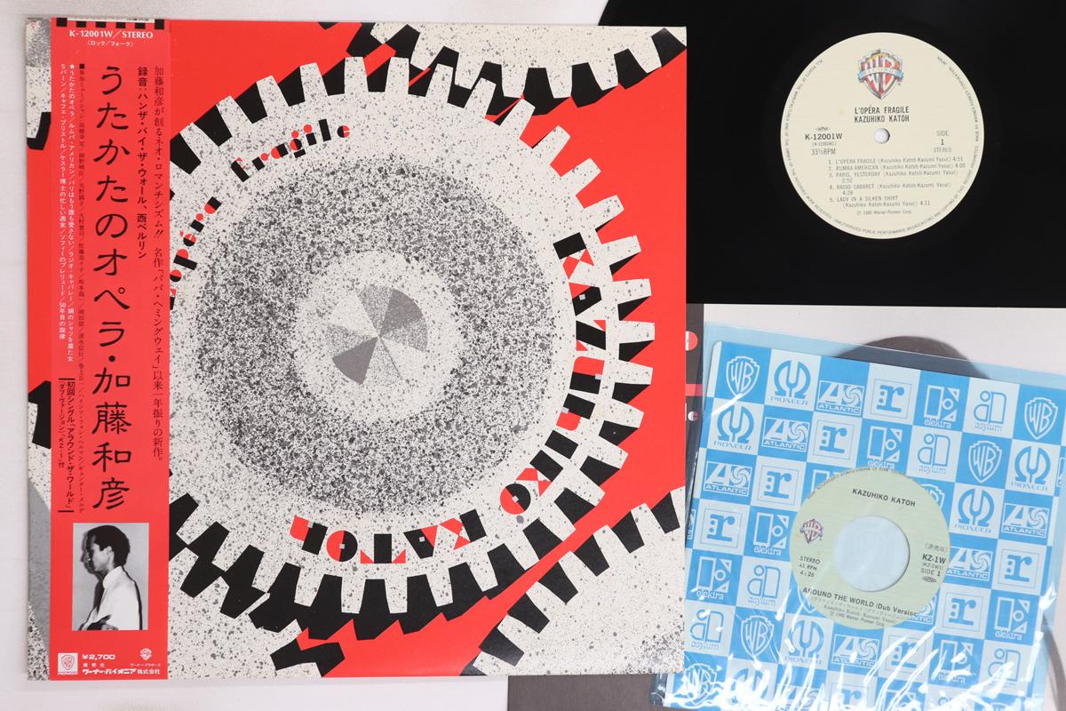 

LP Record KAZUHIKO KATOH - L opera Fragile K12001W WARNER BROS. 1980 Japan Obi Japanese Pop/Rock Used