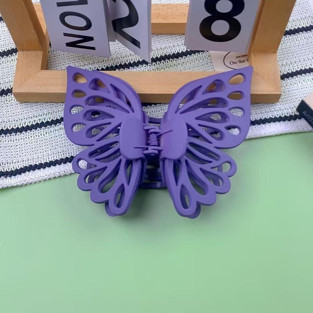 Elegante Pinza per Capelli a Doppia Struttura a Forma di Farfalla - Pinza a Squalo di Alta Qualità per Donne