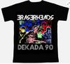 T-shirt Vintage Eraserheads Années 90 Coton Noir Toutes Tailles Homme Femme