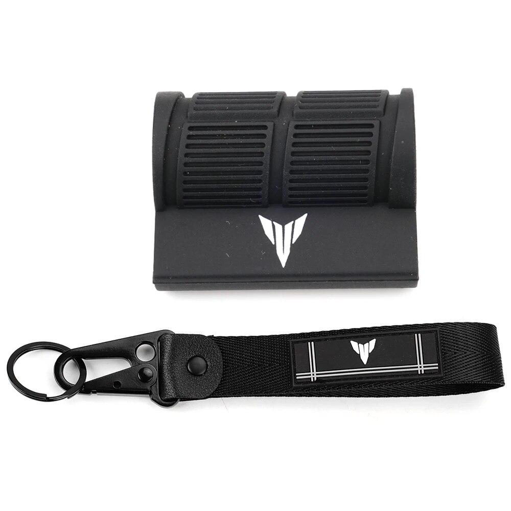 For YAMAHA MT07 MT 07 MT09 TRACER MT10 MT03 FZ6 FZ1 XJ6 Motorcycle Gear Shift Pad Protector Shift Gear Lever Pedal and Keyring
